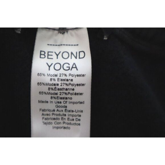Beyond Yoga CF1235-001 Women's Sz M Black Cozy Fleece Off-Duty Joggers - Picture 5 of 10